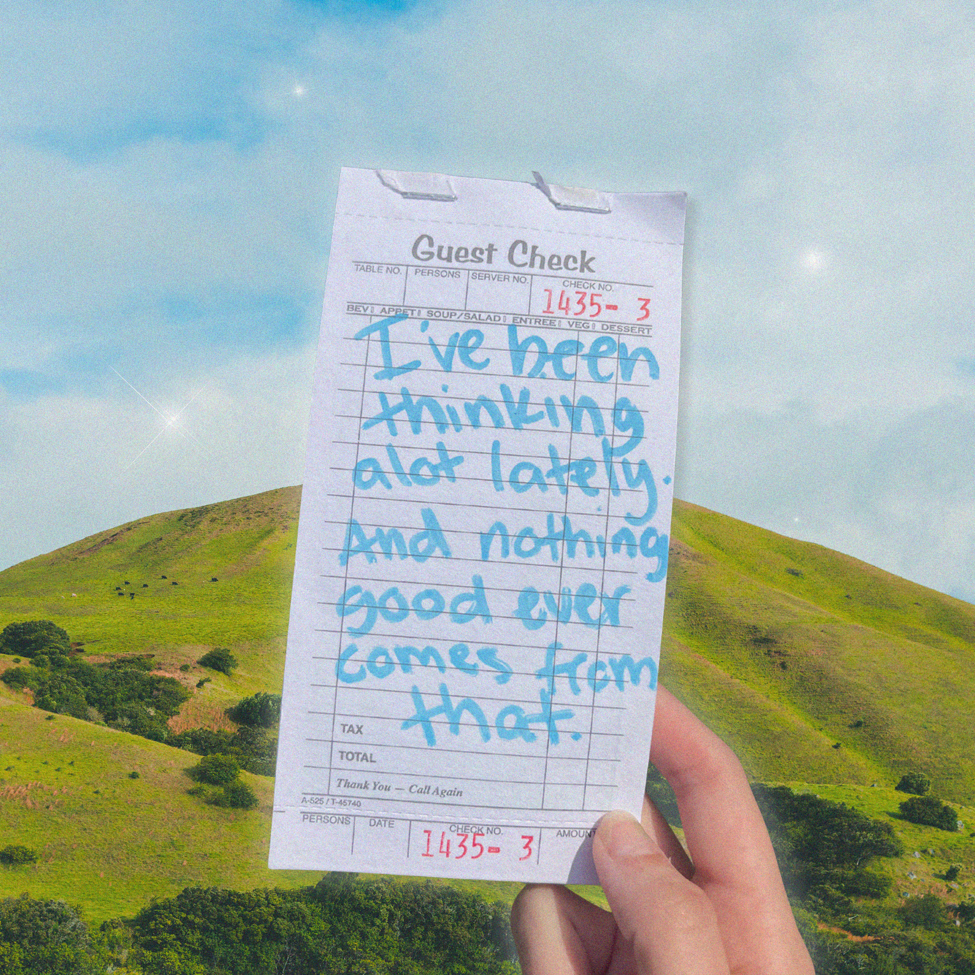 I've been thinking a lot lately....