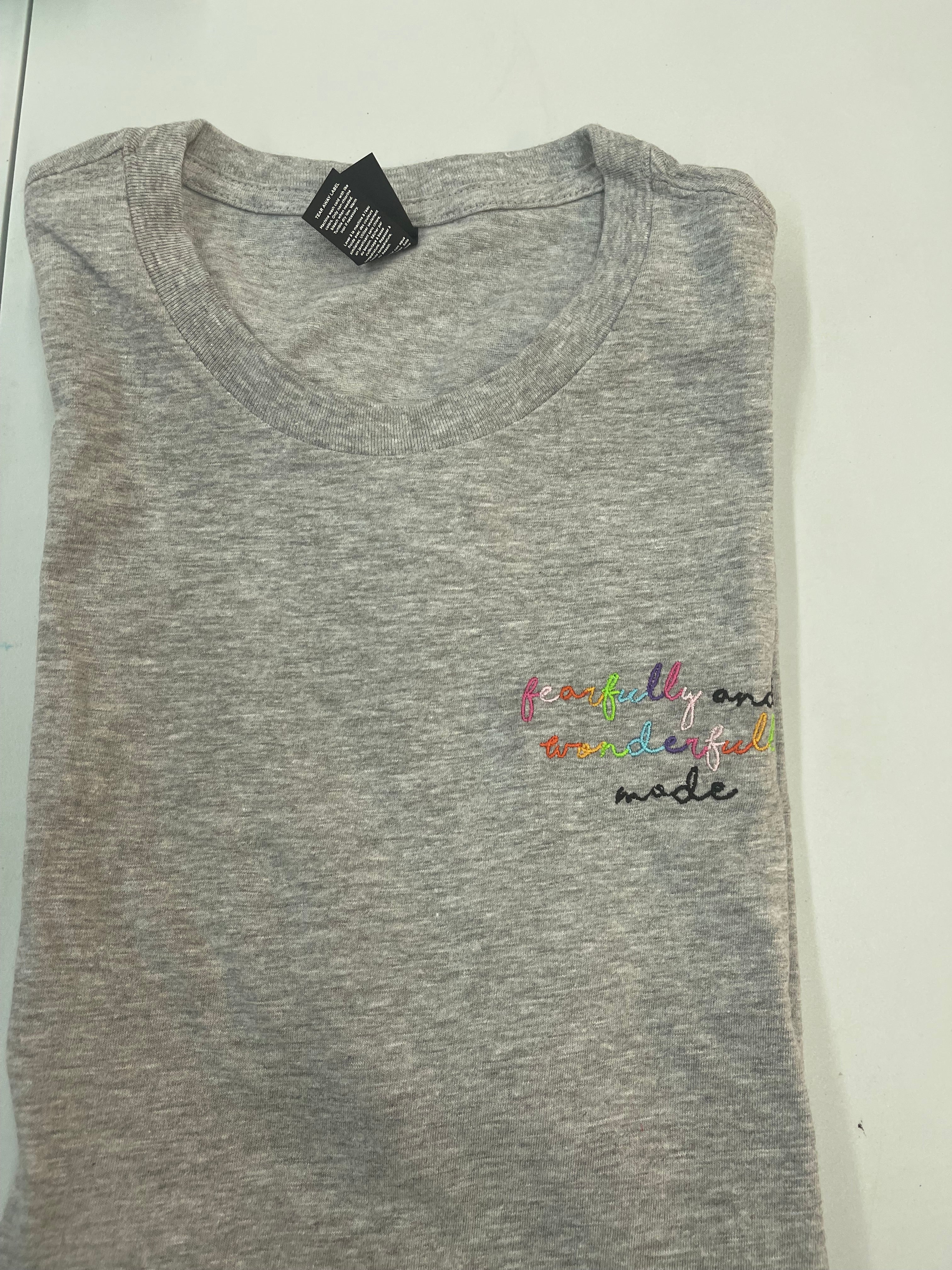 [Warehouse Sale] Sample -Fearfully Wonderfully Made - Adult Graphic Tee