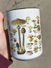 Mushroom Lover Handpressed 15oz Ceramic Mug