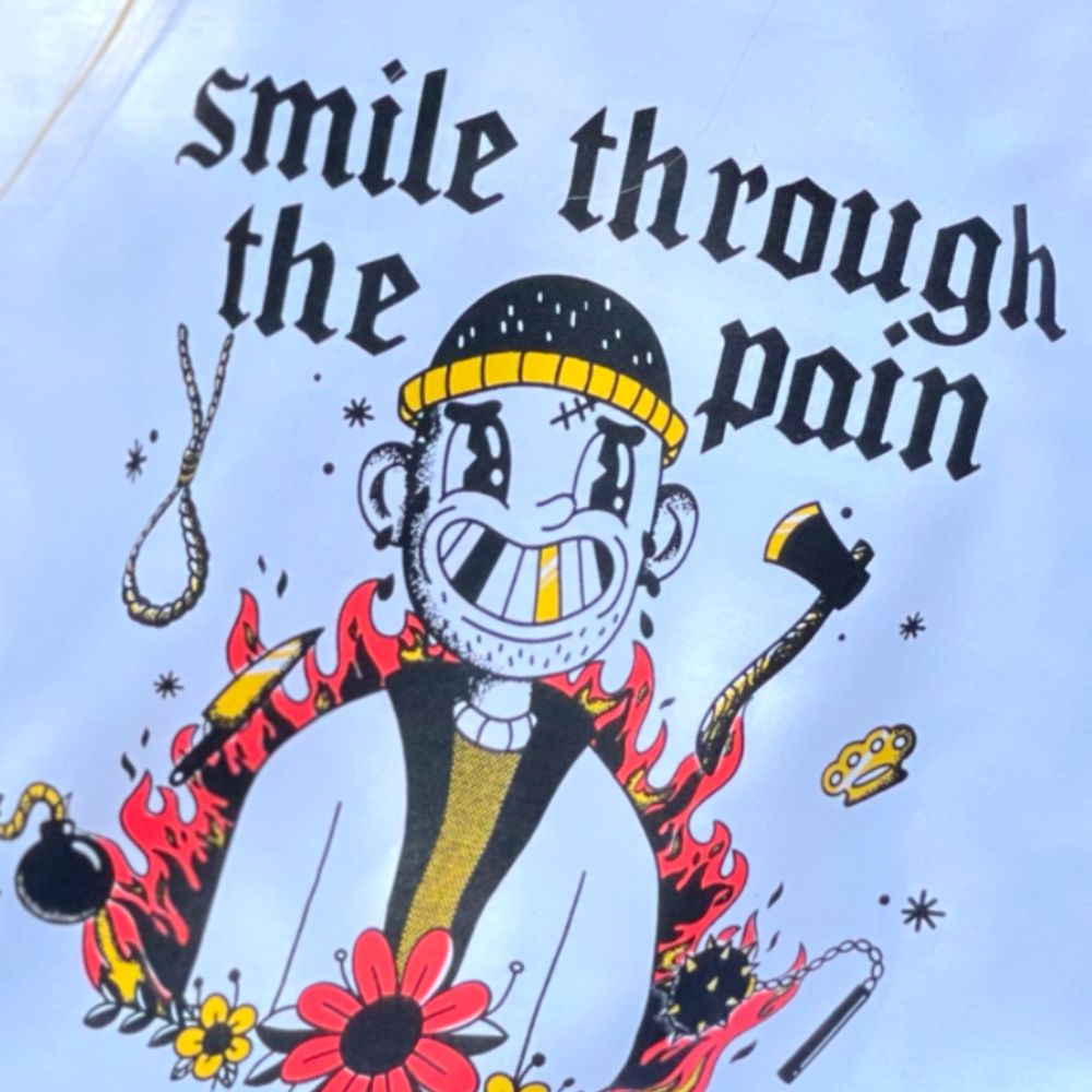 Smile Through The Pain Crewneck or Hoodie