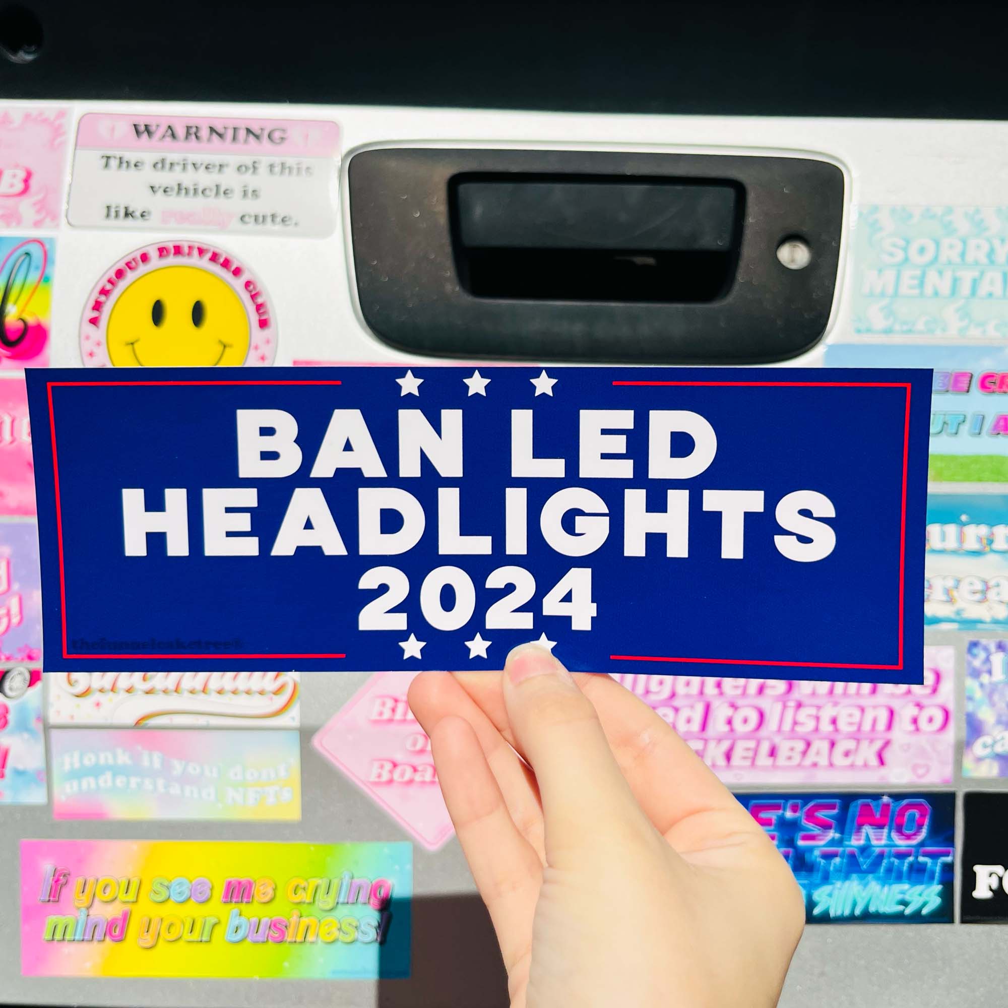 No LEDs 2024 Bumper Sticker