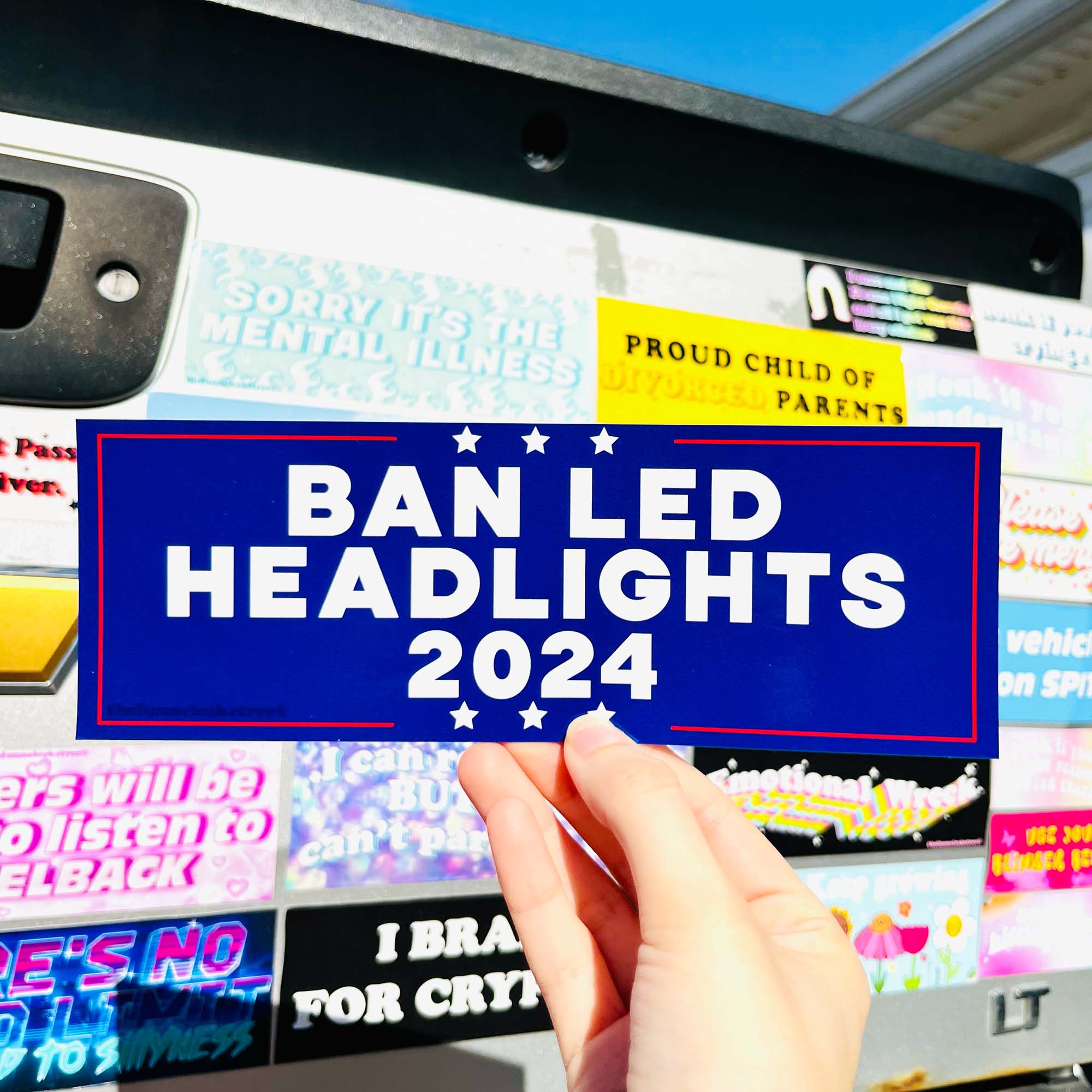 No LEDs 2024 Bumper Sticker