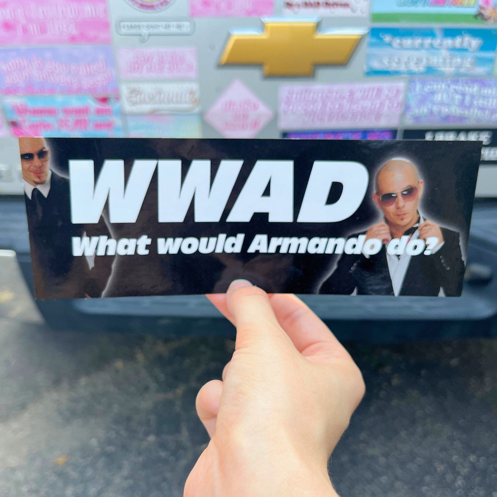 WWAD Bumper Sticker – The Funnel Cake Tree