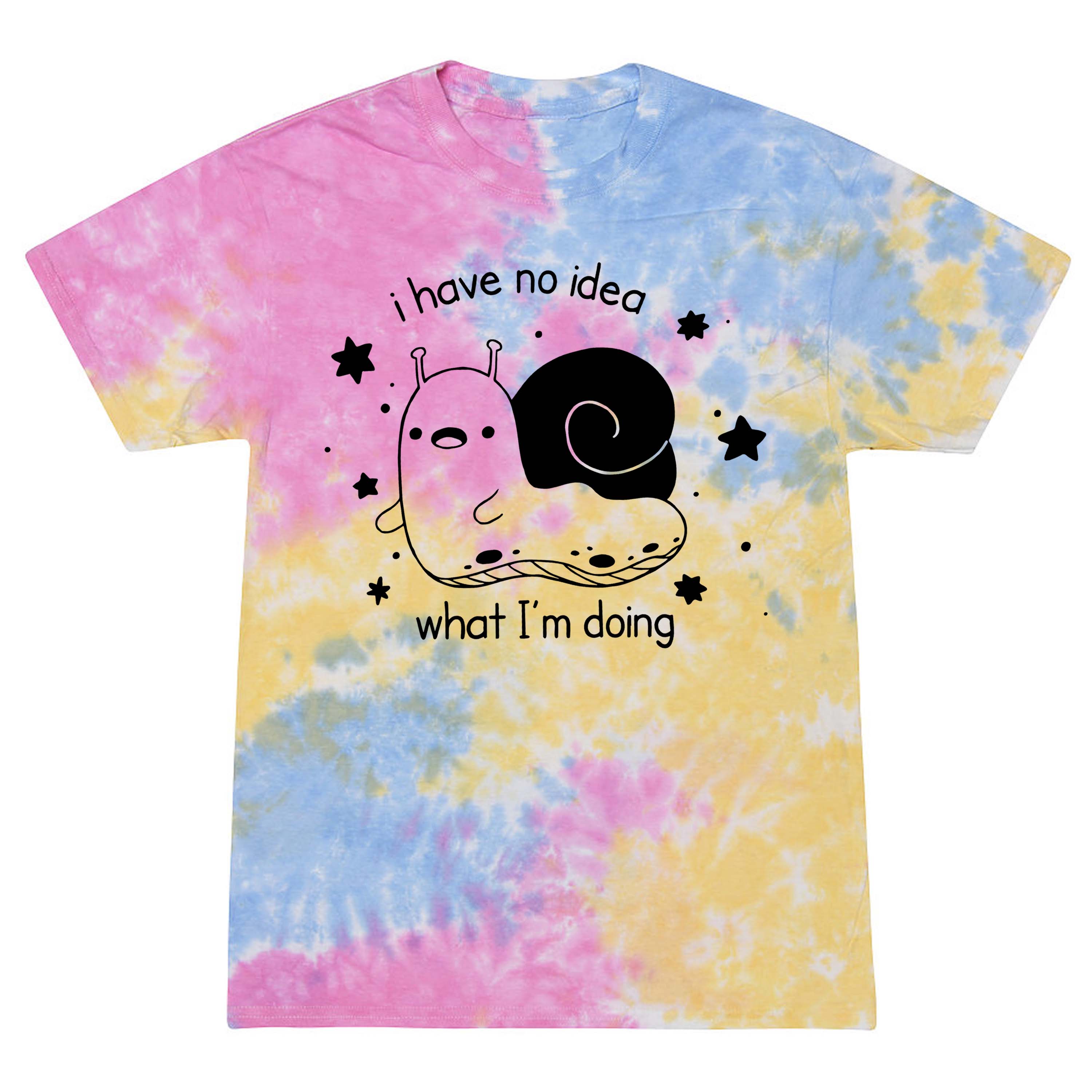 I have no idea what I'm doing snail graphic tee