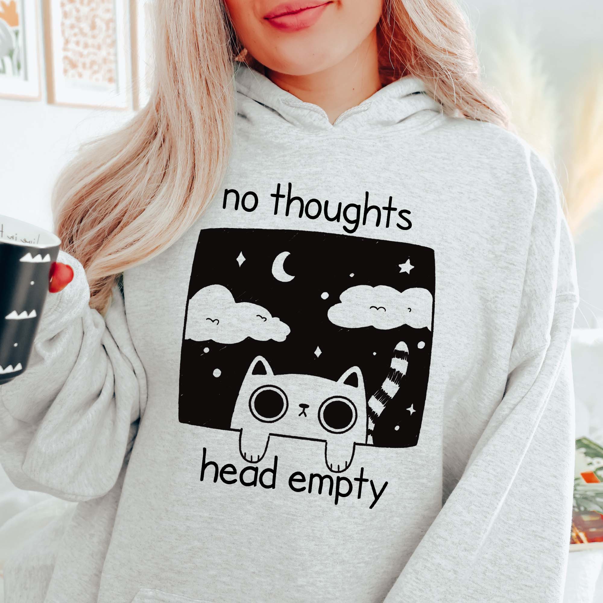 No Thoughts Head Empty Hoodie