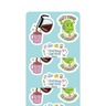 Office Chaos Sticker Sheet on white background