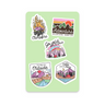 Outdoor Adventure Sticker Sheet on white background