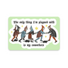 Plagued With Coworkers Sticker on white background