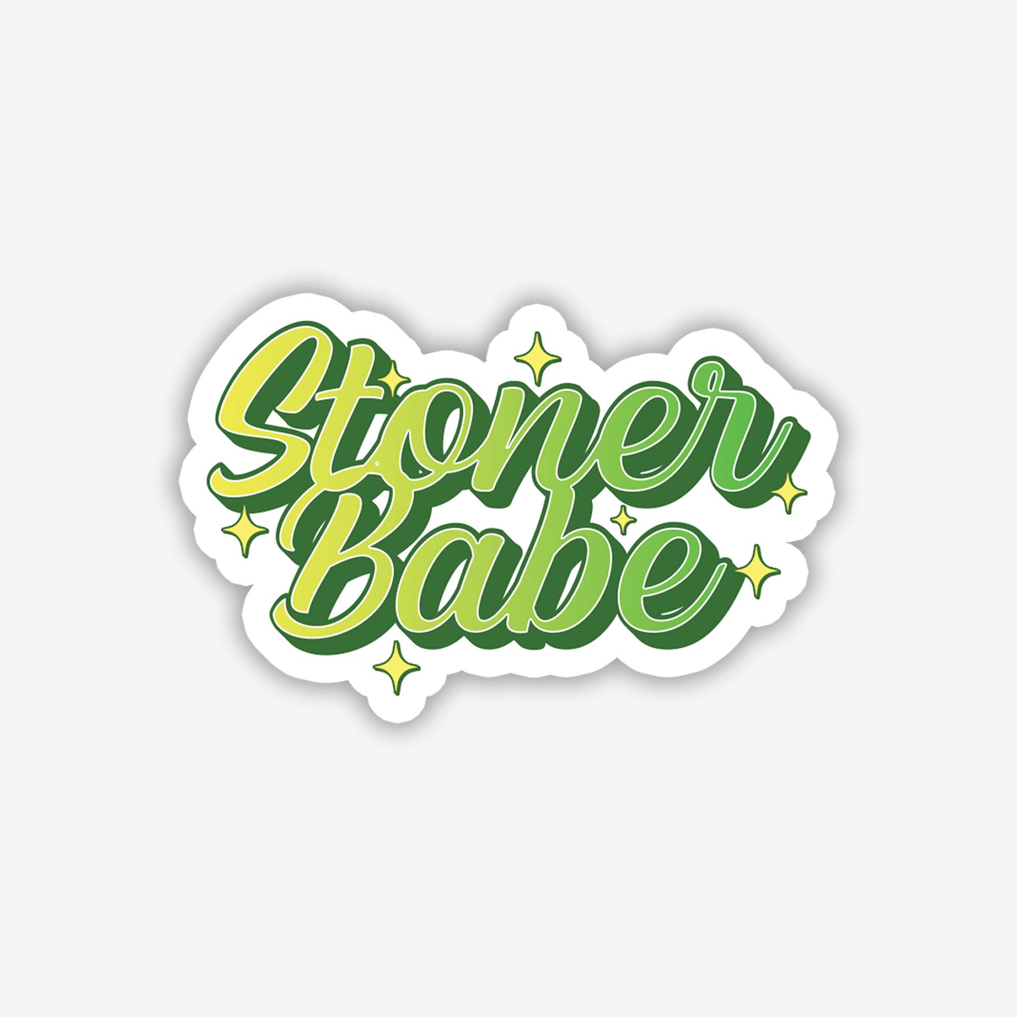 Stoner Babe Sticker