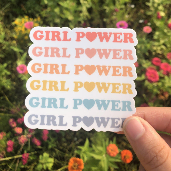 Girl Power Vinyl Sticker