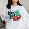 Cherry Bomb Retro Airbrush Vibe Crewneck Pullover 🍒🍒