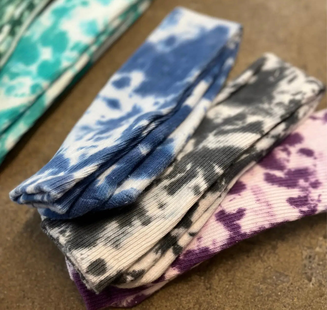 Tie Dye Sock Bundle - 3 pack Perfect stocking stuffer