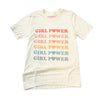 Girl Power Pastel Rainbow Graphic Tee