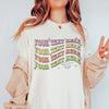 Retro Doodle Graphic Tee - Personalize it with your custom text!